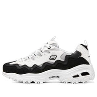 (WMNS) Skechers D'LITES 1.0 'White Black' 149792-WBK