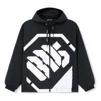 Li-Ning BadFive Sports Basketball Hooded Jacket 'Black White' AFDS075-3