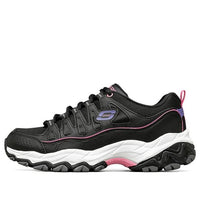 (WMNS) Skechers DLites Shoes 'Black Purple White' 66666315-BLK