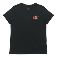 (WMNS) Nike Sportswear China Printing Short Sleeve 'Black' CZ3580-010