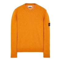 STONE ISLAND Lambswool Crewneck Sweater 'Rust' 7915508A3-V0013