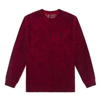 Vans Tie-dye Round Neck Long Sleeve T-shirt 'Beugundy' VN0A4S2GCAR
