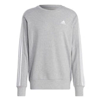 adidas Essentials French Terry 3-Stripes Sweatshirt 'Grey' IC9319
