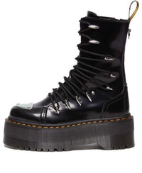 (WMNS) Dr. Martens Jadon Hi LTT Max Leather Platform Boots 'Black' 30964001