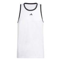 adidas Legends Basketball 3-Stripes Tank Top 'White' IC2460