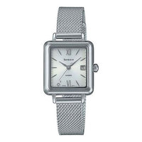 CASIO SHEEN Solar Powered Waterproof Quartz Sapphire Crystal Silver Analog SHS-D400M-7APRD