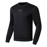 Li-Ning Logo Training Long Sleeve Sweatshirt 'Black' AWDT035-1