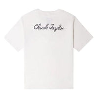 Converse Chuck Taylor Logo Button-Up T-Shirt 'White' 10024736-A02