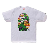A Bathing Ape x Marvel Ape Head T-Shirt 'White Hulk' 1F23110922