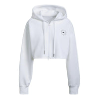 (WMNS) adidas by Stella McCartney Cropped Hoodie 'White' H59963