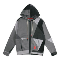 Nike Kyrie Irving Colorblock Zipper Hooded Jacket 'Grey' BV9286-010