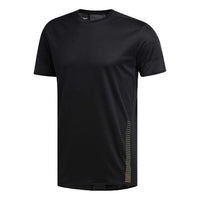 adidas Round-neck Casual Short-sleeve Tee Men Black EI6321