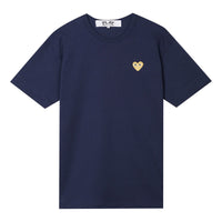 COMME des GARCONS PLAY Gold Heart T-Shirt 'Navy' AZ-T216-051-2