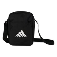 adidas Classic All-match Multifunction Pocket Adjustable Shoulder Straps Zipper Crossbody Shoulder Bag Unisex Black ED6877
