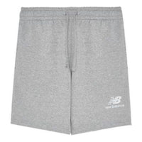 New Balance Essentials Stacked Logo French Terry Shorts 'Athletic Grey' MS31540-AG