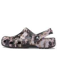 Crocs Classic Bleach Dye Clogs 'Black White' 207326-001
