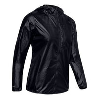 (WMNS) Under Armour OD Impasse Wind Jacket 'Black' 1350955-001