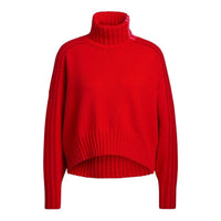 adidas x IVY PARK Crossover Side Stripe High Collar Pullover Couple Style Red HH7299