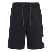 Nike Sportswear Contrasting Colors Logo Loose Lacing Casual Shorts Black DM5488-010