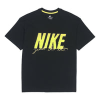 Nike Casual Sports Breathable Short Sleeve Black DO6369-010