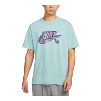Nike Sportswear T-Shirt 'Green Purple' FD1297-309