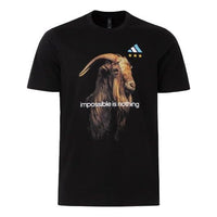 adidas Messi Goat Graphic T-shirt 'Black' IW3613