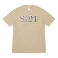 Supreme Winter T-Shirt 'Tan Blue' SUP-FW22-810