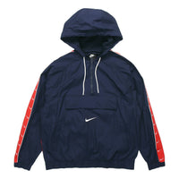 Nike Sportswear Big Swoosh Hooded Long Sleeve Color Block Jacket Cd0420-451 Colorblock CD0420-451