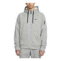 Nike Therma-FIT Full-Zip Fitness Hoodie 'Grey' DQ4830-063