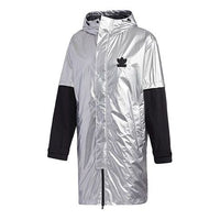 adidas originals Liquid Metal Wb Sports Hooded Windbreaker Jacket Men's Silver GT7292