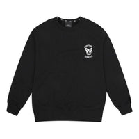 MLB NYLong Sleeve Wide Loose Classic Printing Round Neck Black 31MTC2941-50L