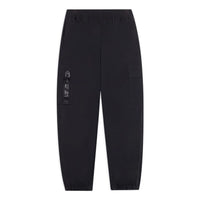 Li-Ning Logo Print Classic Cargo Pants 'Black' AYKS833-2