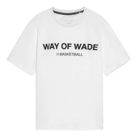 Li-Ning Way Of Wade Graphic Basketball T-shirt 'White Black' AHSS439-2