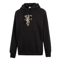 (WMNS) PUMA Oversized Graphic Hoodie 'Black' 537633-51