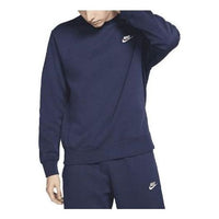 Nike Sportswear Club Fleece Crewneck Sweatshirt 'Midnight Navy White' BV2662-410