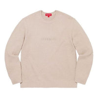 Supreme Pilled Sweater 'Beige' SUP-FW21-329