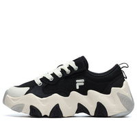(WMNS) FILA FUSION Starfish CVS Sneakers 'Black White' T12W227322FBW