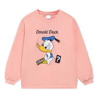 (WMNS) Li-Ning x Disney Donald Duck Graphic Sweatshirt 'Pink' AWDS596-3