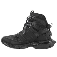 (WMNS) Balenciaga Track High-Top Daddy Shoes Black 654866W3CP31000