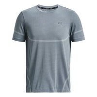 Under Armour Rush Seamless Legacy T-Shirt 'Grey Blue' 1376781-465