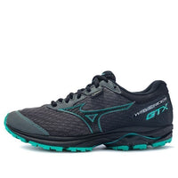 (WMNS) Mizuno Rider GTX Black/Green J1GD187905