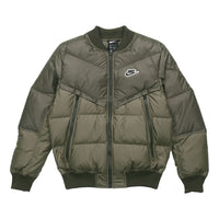Nike Windproof Stand Collar Short Jacket Yellow Green Yellowgreen CU4403-380