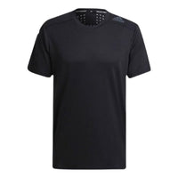 adidas Sports Training Casual Round Neck Short Sleeve Black HC4230