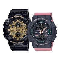 CASIO G-Shock Analog-Digital 'Black' GA-140GB-1A1PR+GMA-S140-4APR