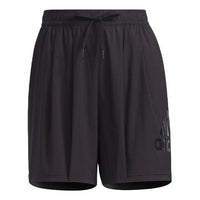(WMNS) adidas Fi Shorts Bos Logo Printing Sports Woven Black GT6829
