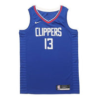 Nike NBA Teams Jersey SW Fan Edition George 20-21 Season Blue CW3668-403