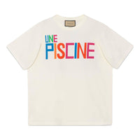 Gucci Cotton Jersey T-Shirt With Print 'Ivory' 616036-XJFFX-9095