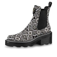 (WMNS) LOUIS VUITTON Beaubourg Ankle Chelsea Boots 'Black' 1A8UNL