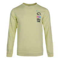 Nike Sportswear Club Fleece Round Collar Male Orange Green DC3938-750