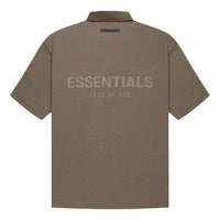 Fear of God Essentials FW21 Logo Polo Shirt 'Harvest' FOG-FW21-004